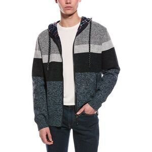 Point Zero Mens  Semi Fit Zip Hoodie, Blue